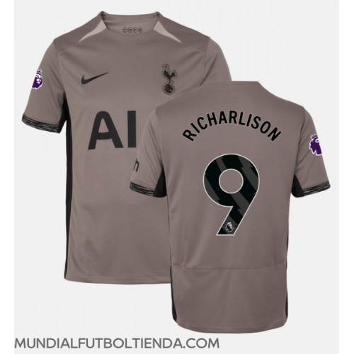 Camiseta Tottenham Hotspur Richarlison Andrade #9 Tercera Equipación Replica 2023-24 mangas cortas